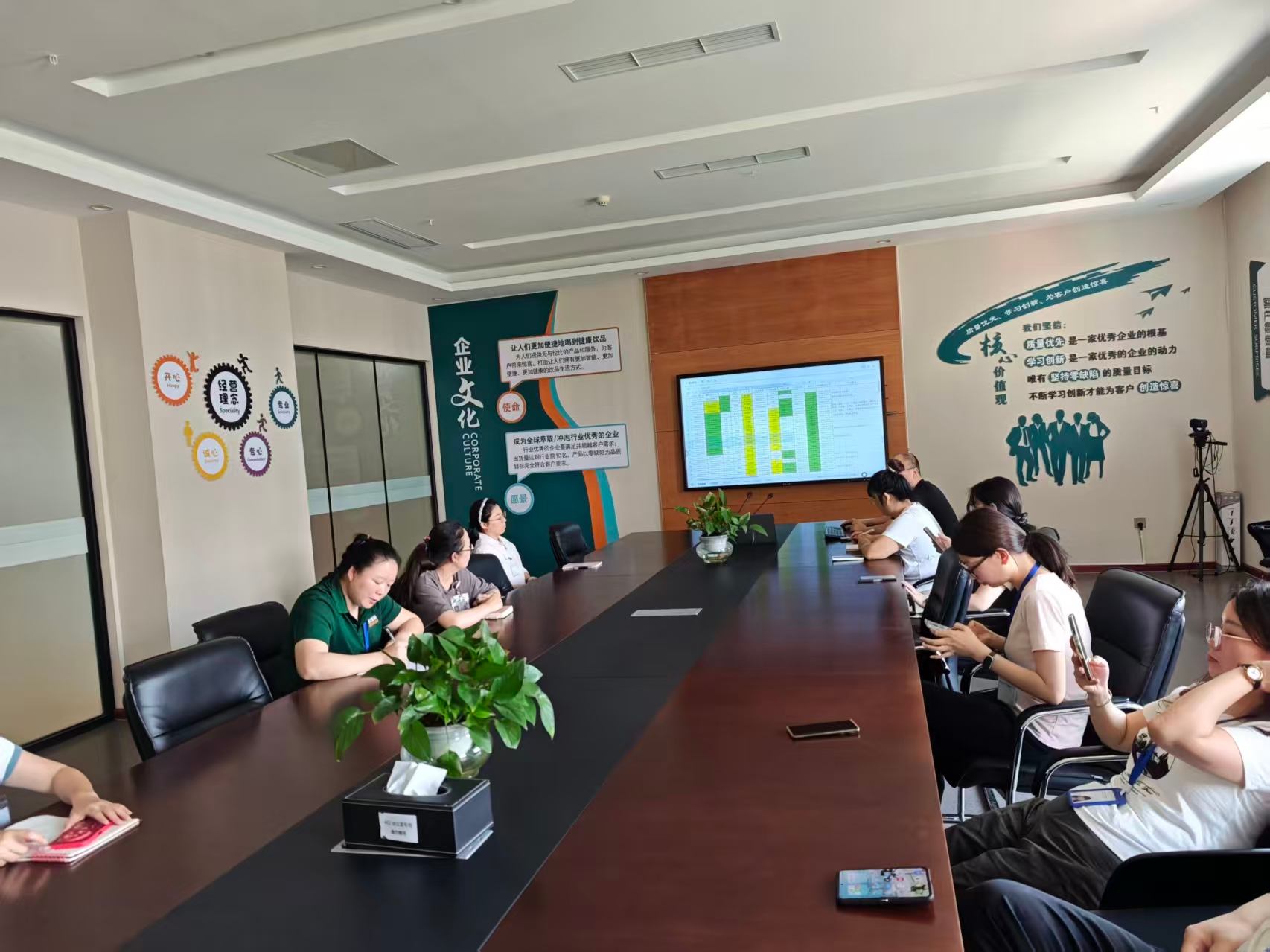 Seaver Weekly Productio congue Review Meeting Ensures Coffee Machina Order On-time Delivery